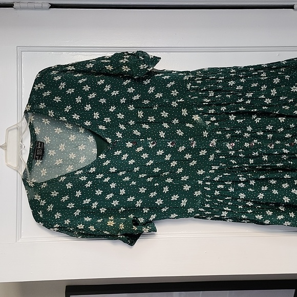 Nostalgia floral crinkle dress vintage from the 90s - Picture 2 of 16